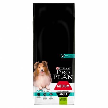 Purina Pro Plan Medium Adult Sensitive Digestion Opti Digest Jagnięcina 14Kg