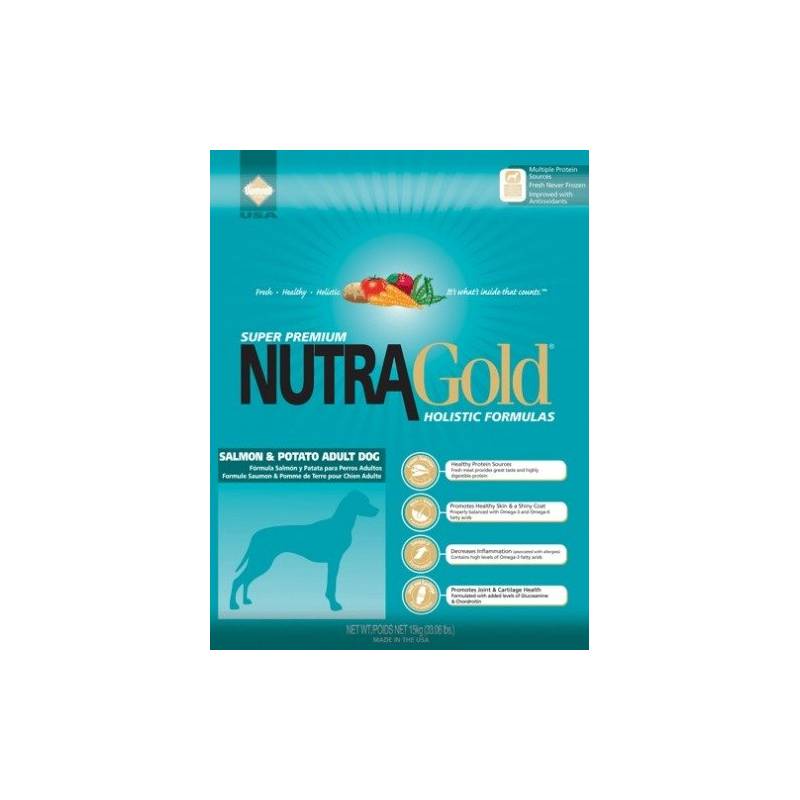 Nutra Gold Holistic Salmon & Potato Adult Dog 15 Kg