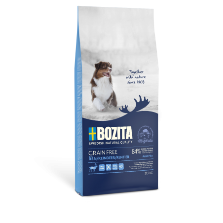 Bozita Dog Grain Free Adult Plus Reindeer 12,5 Kg