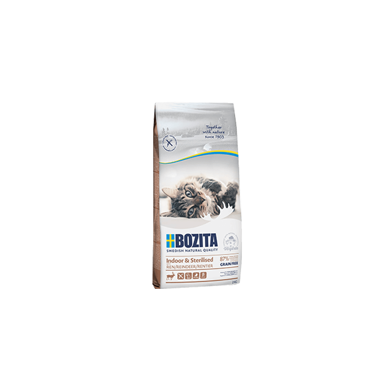 Bozita Indoor & Sterilised Grain Free Reindeer 10Kg