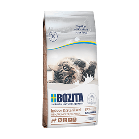 Bozita Indoor & Sterilised Grain Free Reindeer 10Kg