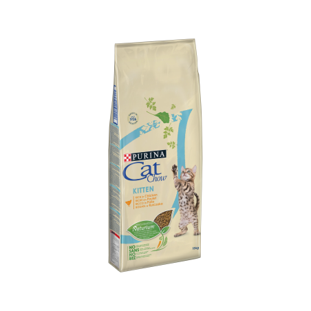 Purina Cat Chow Kitten Bogata W Kurczaka 15Kg