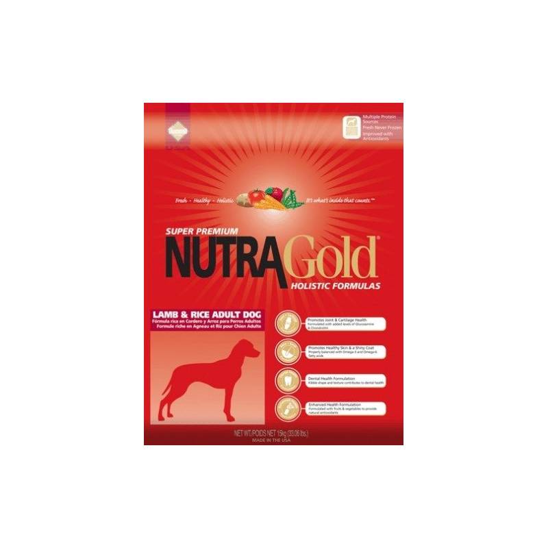 Nutra Gold Holistic Lamb & Rice Adult Dog 15 Kg