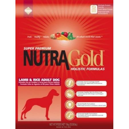 Nutra Gold Holistic Lamb & Rice Adult Dog 15 Kg