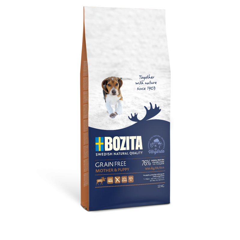 Bozita Dog Grain Free Mother And Puppy Elk 12 Kg