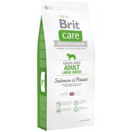 Brit Care Grain-Free Adult Large Breed Salmon & Potato 12 Kg + 2Kg Gratis