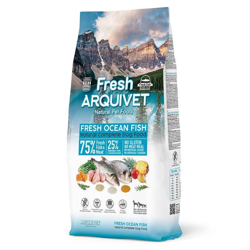 Arquivet Fresh Ryba Oceaniczna  - Półwilgotna Karma Dla Psa - 10 Kg