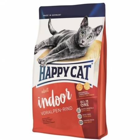 Happy Cat Fit & Well Indoor Adult Wołowina 10Kg