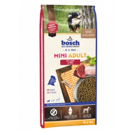 Bosch Mini Adult Lamb & Rice 15 Kg