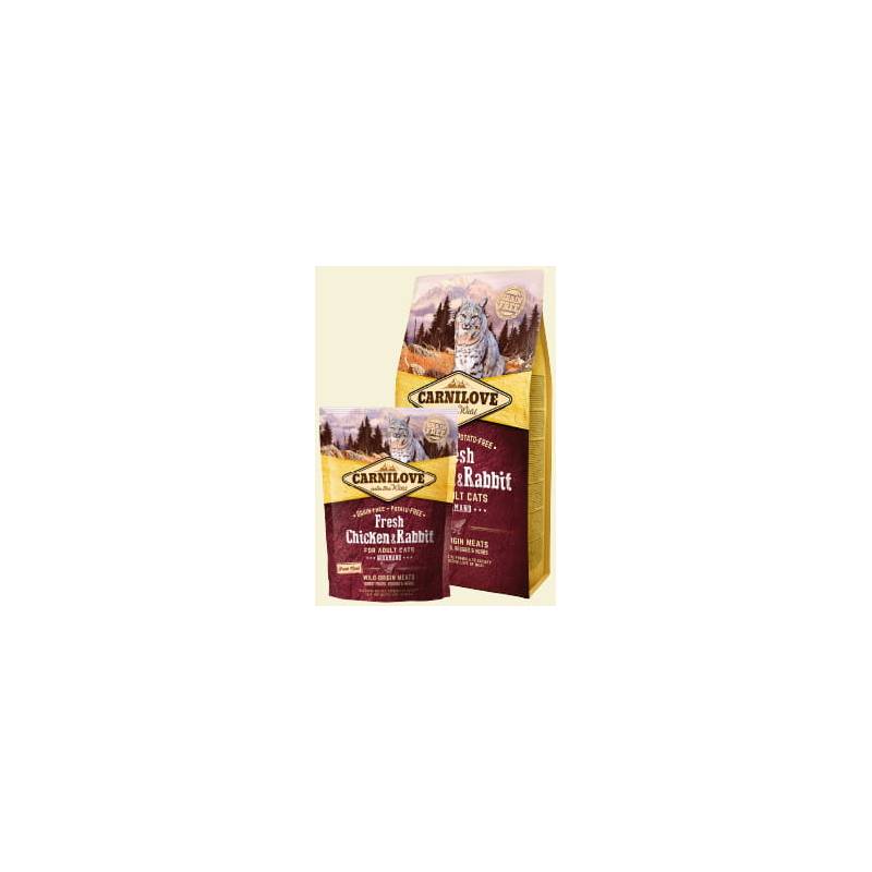 Carnilove Cat Fresh Chicken & Rabbit Gourmand For Adult 6Kg