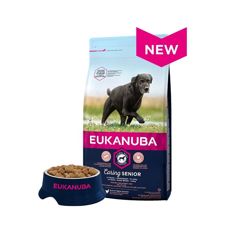 Eukanuba Caring Senior Large Breed 15Kg - Sucha Karma Dla Psa (Wyprzedaż)