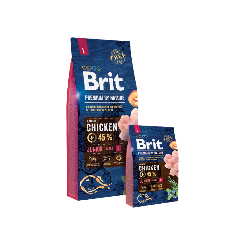 Brit Premium By Nature Junior L 15 Kg