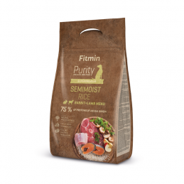 Fitmin Dog Purity Rice Semimoist Rabbit & Lamb 4Kg