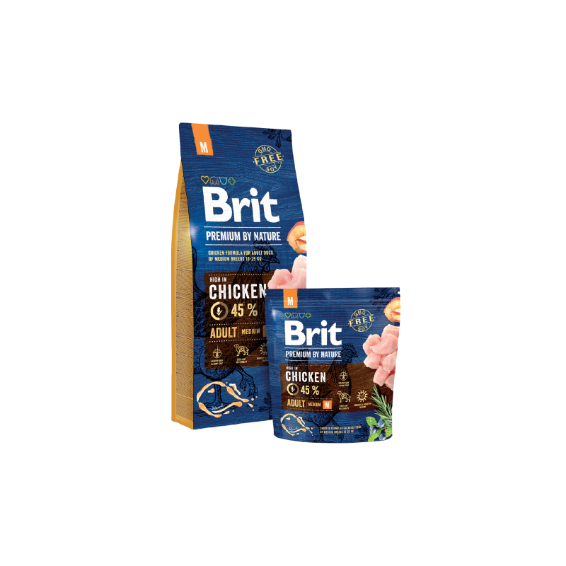 Brit Premium By Nature Adult M 15 Kg