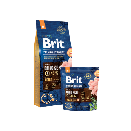 Brit Premium By Nature Adult M 15 Kg