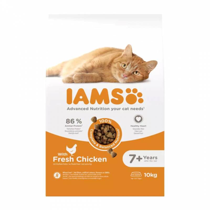 Iams Vitality Senior - Sucha Karma Dla Kota - 10 Kg