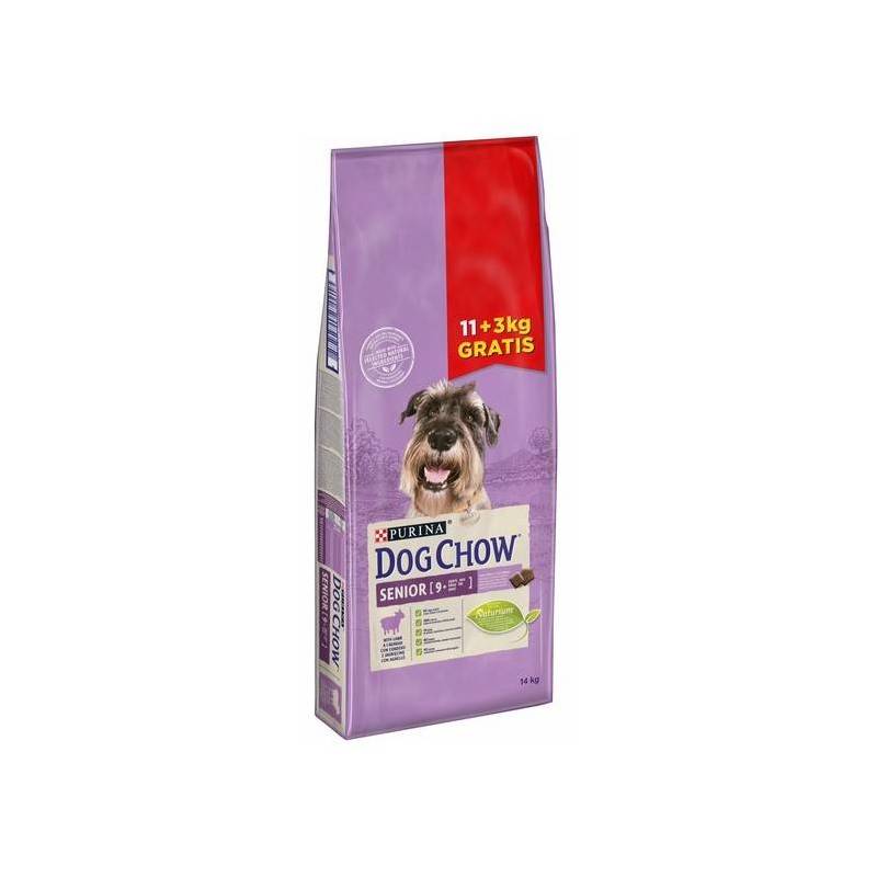 Purina Dog Chow Senior Jagnięcina 11Kg + 3Kg Gratis