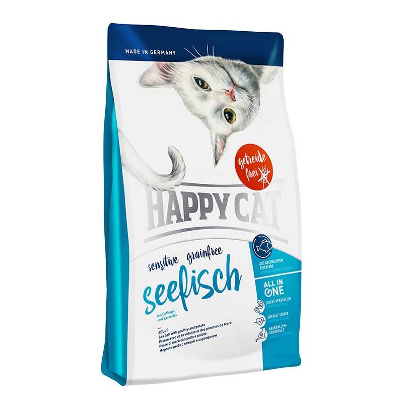 Happy Cat Sensitive Grainfree Ryba Morska 4Kg