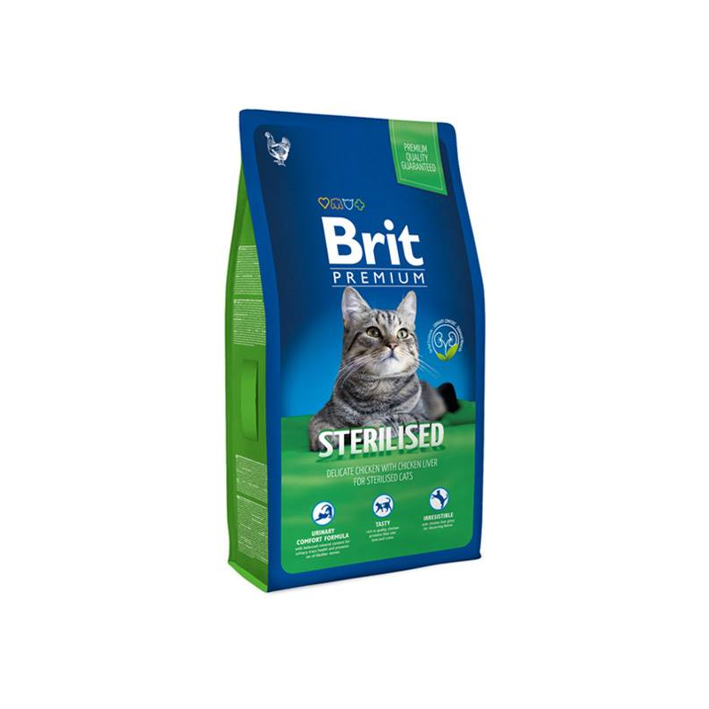 Brit Premium Cat Sterilised 8 Kg