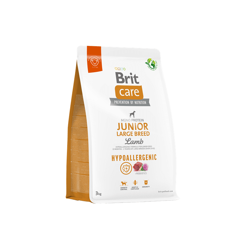 Brit Care Hypoallergenic Junior Large Breed Lamb 3Kg