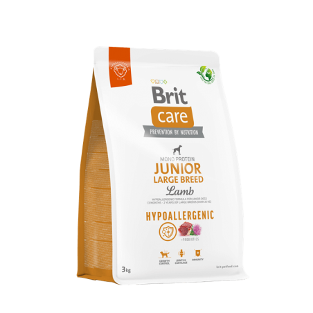 Brit Care Hypoallergenic Junior Large Breed Lamb 3Kg