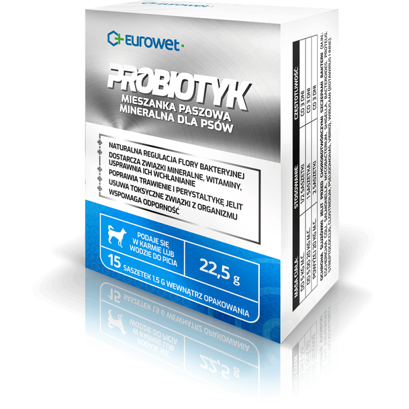 Eurowet Probiotyk Dla Psów 15X1,5G