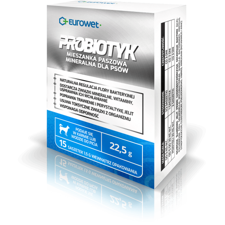 Eurowet Probiotyk Dla Psów 15X1,5G