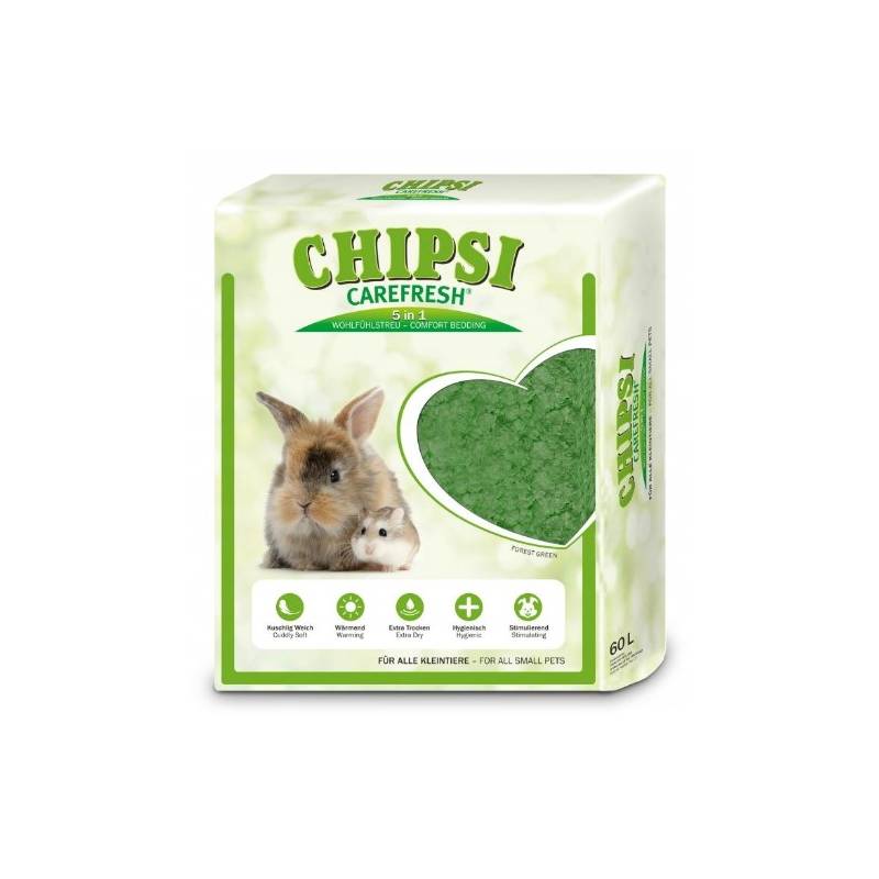 Chipsi Carefresh Forest Green 60L, 4Kg