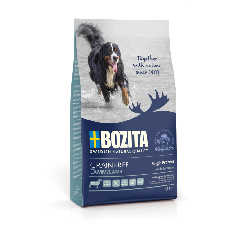 Bozita Dog Grain Free Adult Sensitive Single Protein Lamb 3,5 Kg