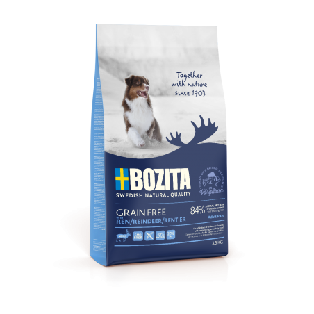 Bozita Dog Grain Free Adult Plus Reindeer 3,5 Kg