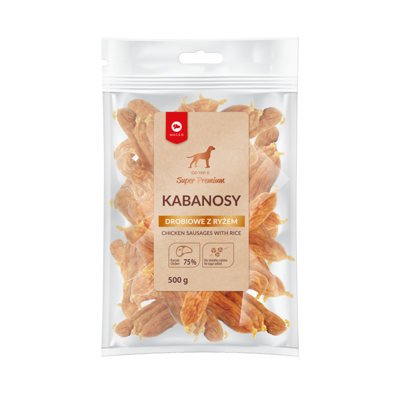 Maced Kabanosy Drobiowe Z Ryżem 500G