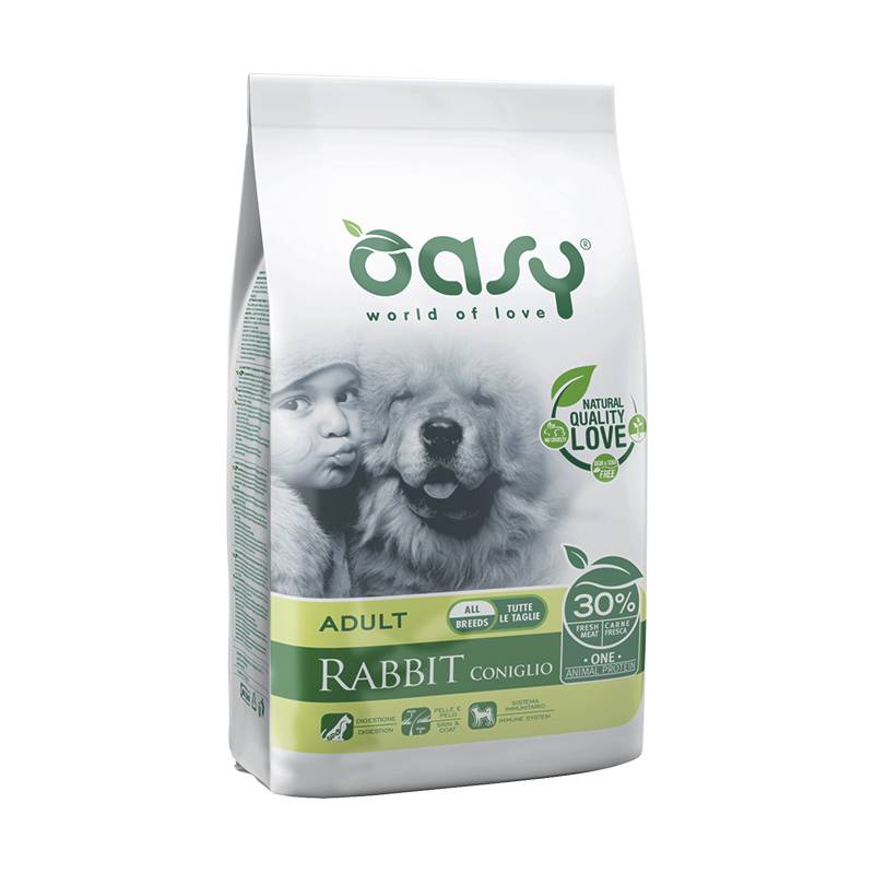 Oasy One Animal Protein Adult - Królik 2,5 Kg