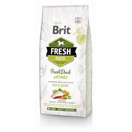 Brit Fresh Duck With Millet Active Run & Work 2,5 Kg