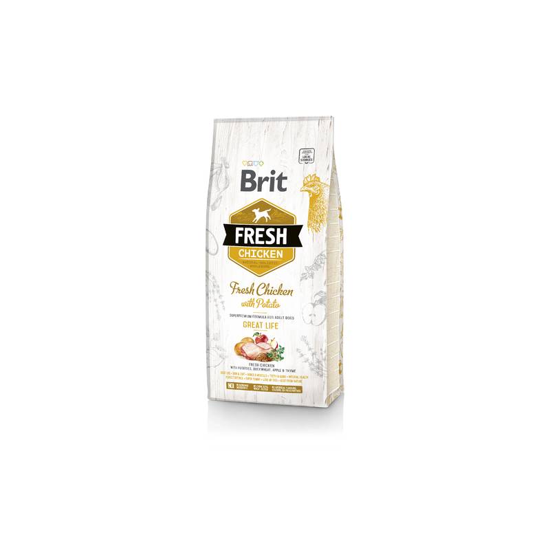 Brit Fresh Chicken With Potato Adult Great Life 2,5 Kg