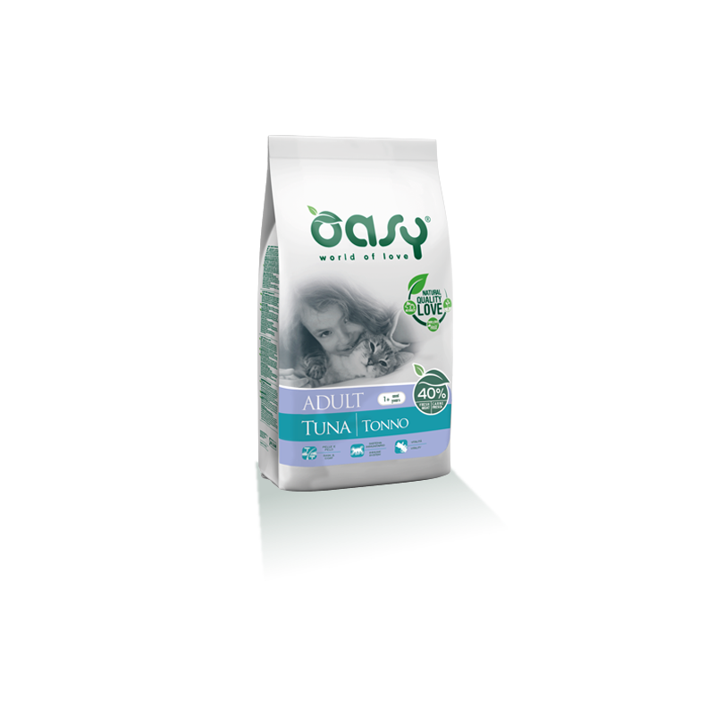 Oasy Dry Cat Adult - Tuńczyk   1,5 Kg