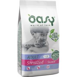 Oasy Dry Cat Sterilized - Łosoś 1,5 Kg