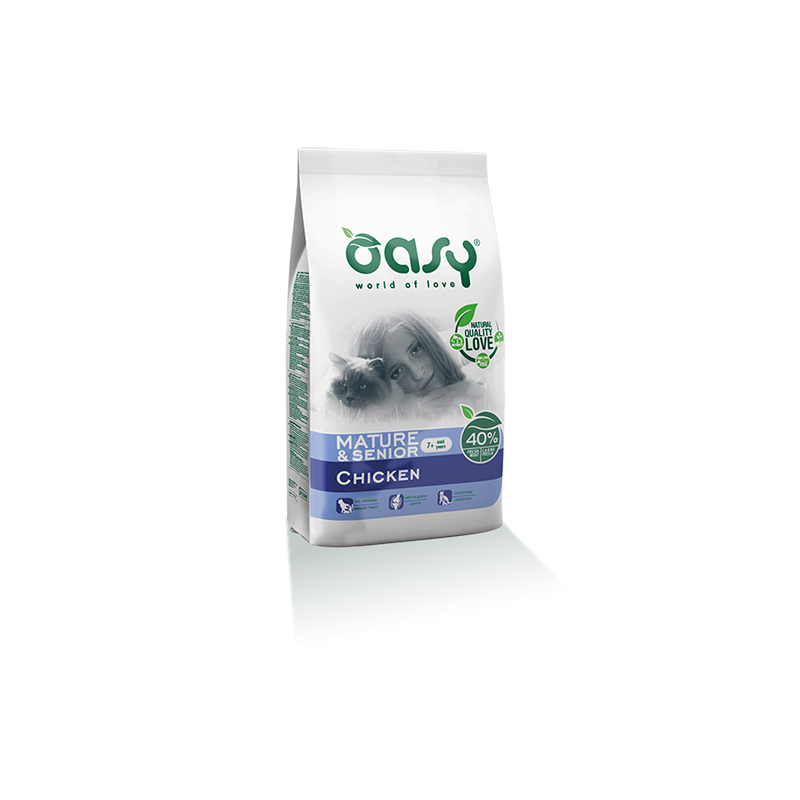 Oasy Dry Cat Senior - Kurczak 1,5 Kg