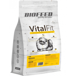 Biofeed Vitalfit Dla Dorosłych Psów Małych Ras Z Drobiem 2Kg