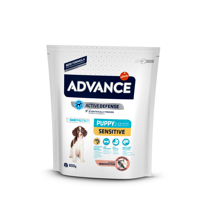 Advance Puppy Sensitive - Sucha Karma Dla Szczeniąt Z Wrażliwością Pokarmową 800G [500933]