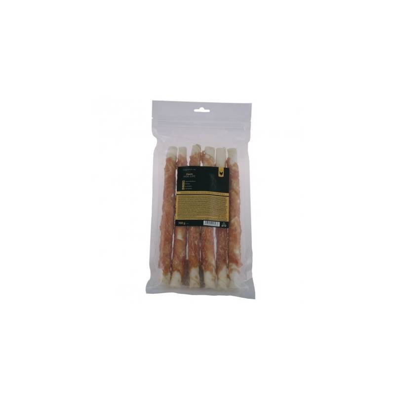 Fitmin Ffl Dog Treat Rawhide Stick 28Cm With Chicken 500G