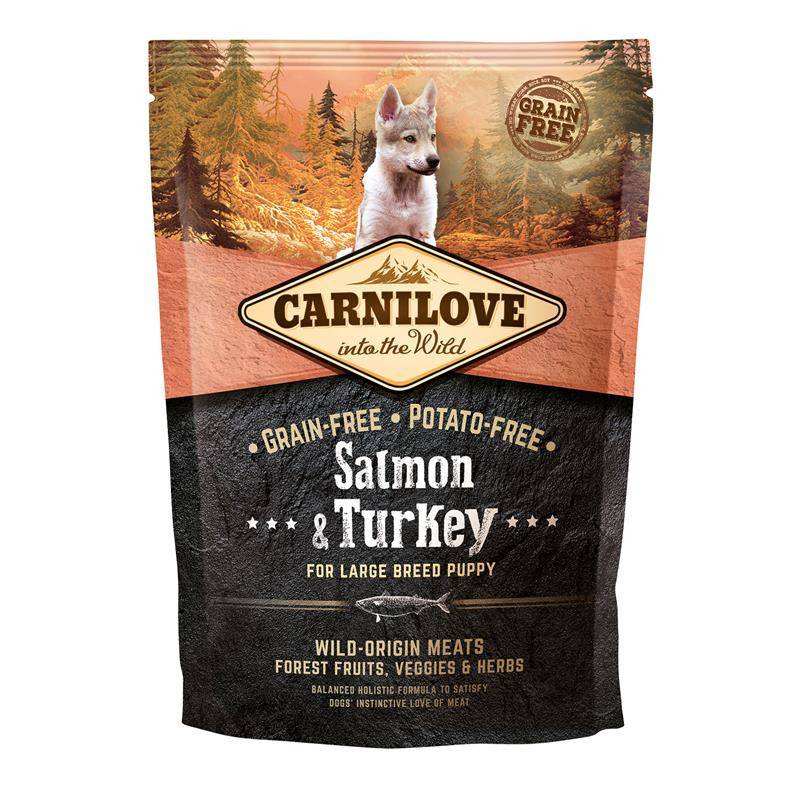 Carnilove Salmon & Turkey For Large Breed Puppies 1,5Kg