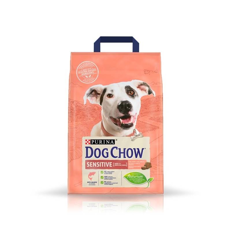 Purina Dog Chow Sensitive Łosoś 2Kg + 500G Gratis