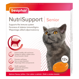 Beaphar Nutrisupport Senior 12 Szt. - Żelki Dla Kotów Starszych