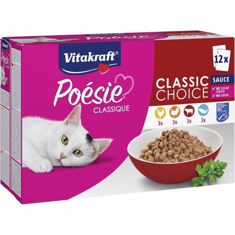 Vitakraft Poesie Classique Multipak Z Rybą 12X85G