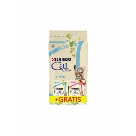 Purina Cat Chow Kitten Bogata W Kurczaka 1,5Kg + Gratis 2X85G