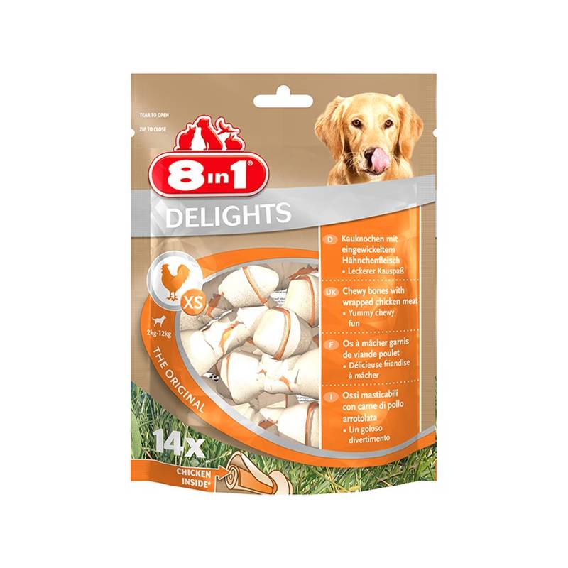 8In1 Przysmak Delights Bones Xs [T122364] 14 Szt.