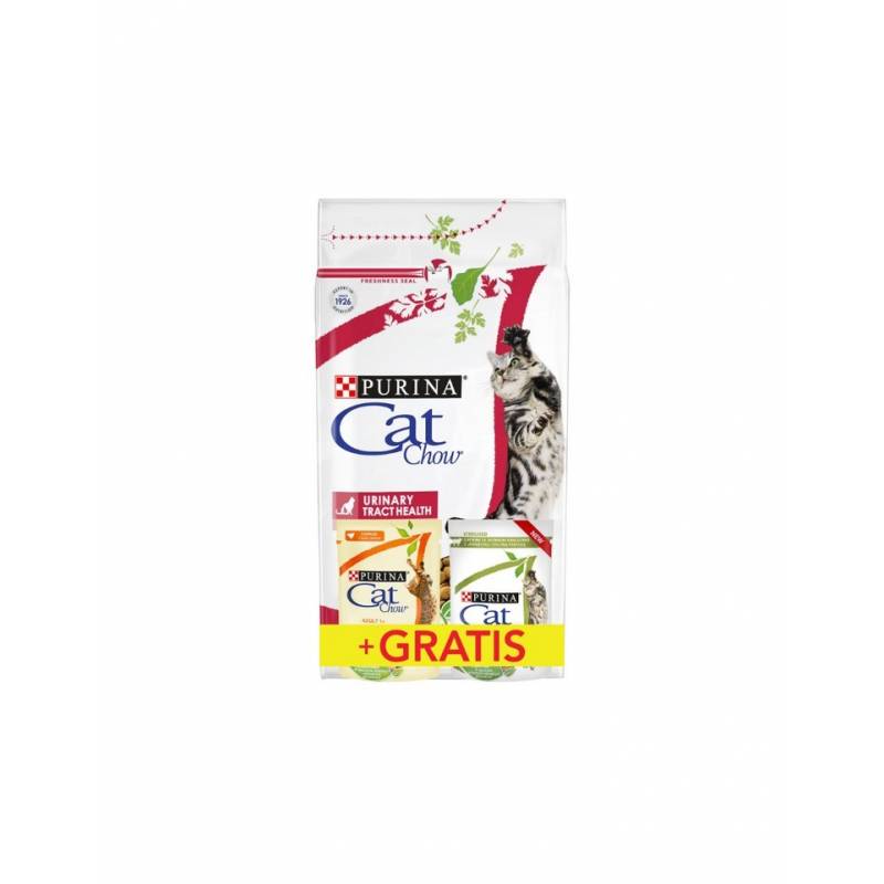 Purina Cat Chow Special Care Uth Bogata W Kurczaka 1,5Kg + Gratis 2X85G