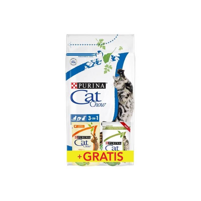 Purina Cat Chow Special Care 3W1 Bogata W Indyka 1,5Kg + Gratis 2X85G