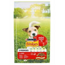 Friskies Mini Menu Wołowina Z Warzywami - Sucha Karma Dla Psa - 1,5 Kg