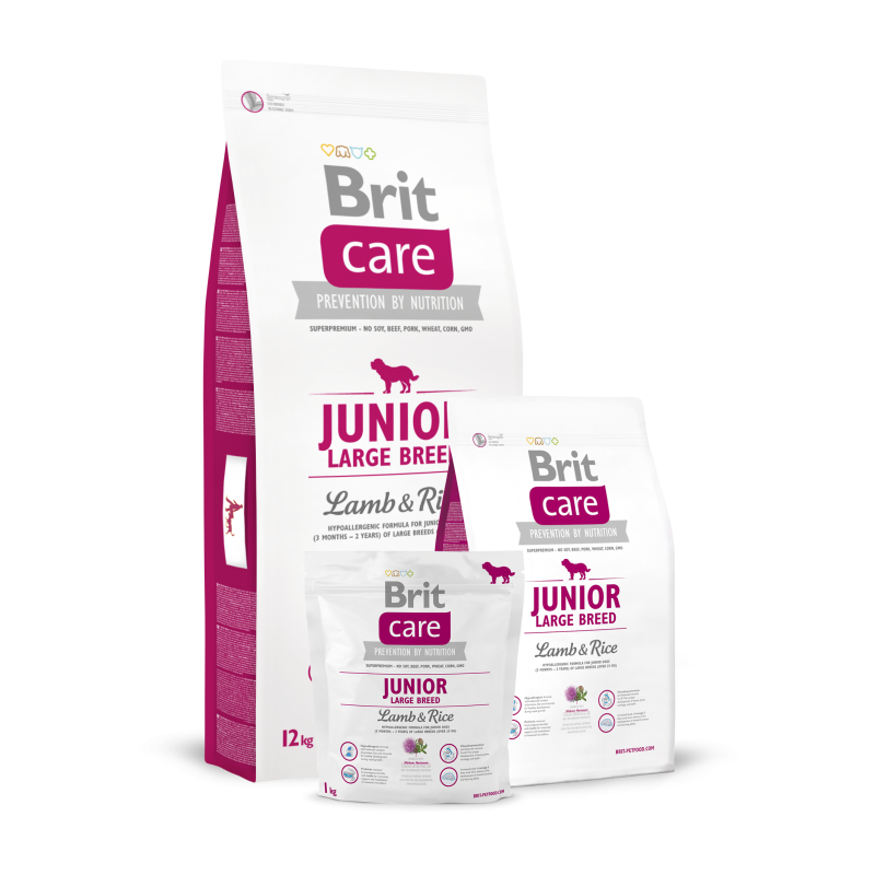 Brit Care Junior Large Breed Lamb & Rice 1Kg